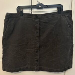 J.Crew Factory corduroy mini skirt
